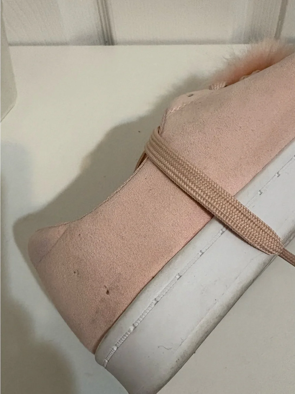 Madden Girl “Fluffy” Pink Pom Pom Sneakers